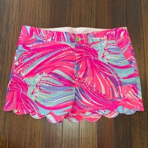SUPER CUTE Lily Pulitzer Buttercup Shorts Sz 2 **END OF SUMMER SALE**